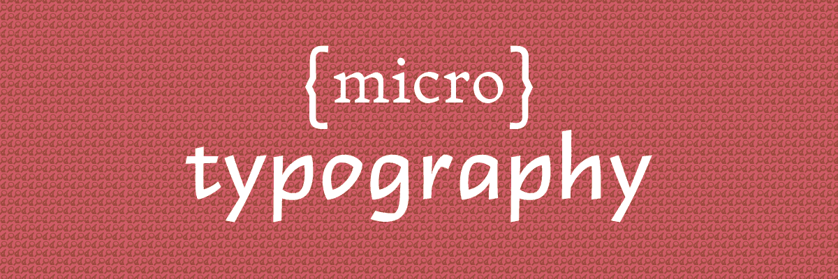 Micro Typography with Amy Papaelias